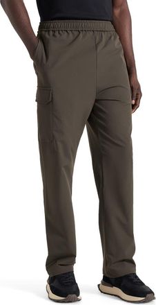 Mani&egrave;re De Voir Rayan Technical Cargo Trousers in Olive at Nordstrom, Size X-Large
