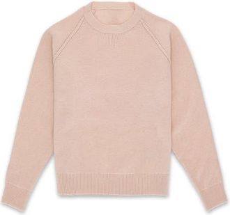 Fortela Harvard Wool Raglan Sleeve Crewneck Knit in Pink at Nordstrom, Size Medium Eu