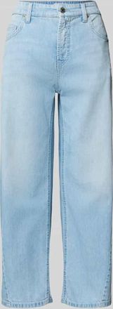 Cambio Cambio Baggy Fit Jeans mit verk&uuml;rztem Schnitt Modell ORIA in Bleu, Gr&ouml;&szlig;e 40