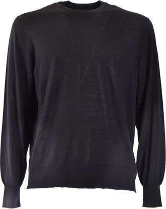 Neil Barrett Stijlvolle Sweaters voor Mannen en Vrouwen - Heren - Ronde hals truien - Zwart - L - Truien & Vesten