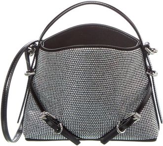 Givenchy Voyou Nano Satin & Leather Shoulder Bag