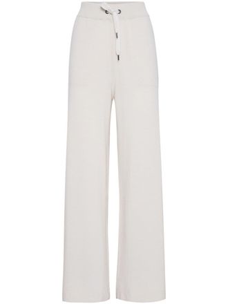 Brunello Cucinelli Pantaloni a gamba ampia - Bianco