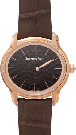 Audemars Piguet Millenary Frosted Gold Philosophique Automatic Brown Dial Watch 77266OR.GG.A823CR.01