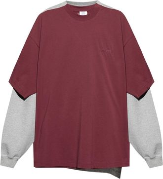 VETEMENTS layered sweatshirt