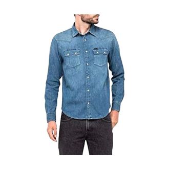 Lee Uomo, Magliette, Blu, L, new