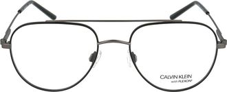 Calvin Klein Optical Glasses - Heren - Brillen - Zwart - 53 MM - Accessoires