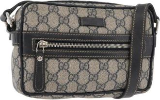 Gucci Pre-owned Vintage Schoudertas - Dames - Vintage Schoudertas - Beige - ONE Size - Leer - Vintage