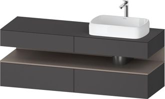Duravit Duravit Qatego Consola Mueble Bajo Lavabo, 2 Extensiones, 2