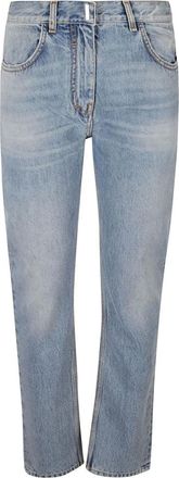 Givenchy Straight Jeans, female, Blue, Size: W30 New Straight Leg