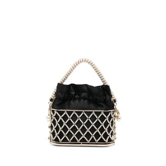 Rosantica Holli Eterea Faux-pearl Crystal-embellished Mini Bag