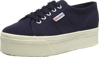 Superga 2790 Linea Up Down, Unisex Adults Low-Top Sneakers, Blue (933 Navy), 5 UK (38 EU)