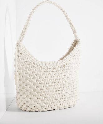 Talbots Knotted Cord Hobo Bag - Talbots Ivory - 001