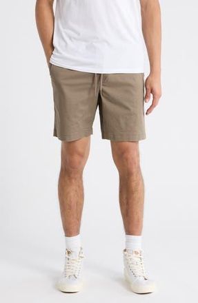 Volcom Road Trip Stretch Cotton Shorts in Mushroom at Nordstrom Rack, Size Xx-Large
