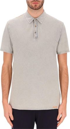 Distretto12 Polo Shirt - Heren - Polos - Grijs - S - Katoen - Tops