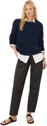 Pact Organic Cotton Shoreline Pullover Sweater in Navy at Nordstrom, Size X-Small