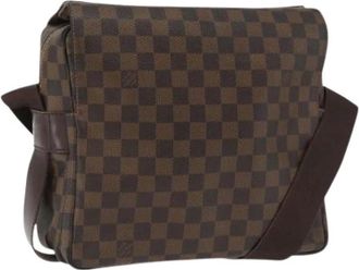 Louis Vuitton Pre-owned Cross Body Bags, female, Brown, Size: ONE SIZE Pre-owned Vintage Canvas Cross Body Bag