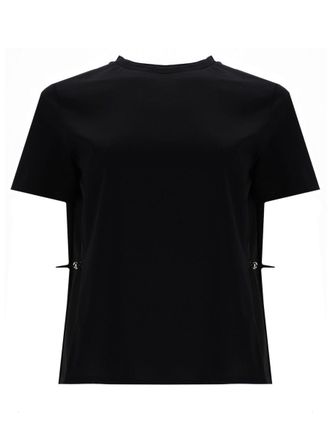 Herno Boxy Cropped Cotton T-Shirt