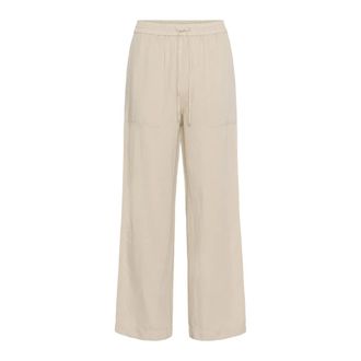 Part Two French Oak Straight-Leg Trousers - female - Part Two - Wide Trousers - Beige - 4XL - Trousers