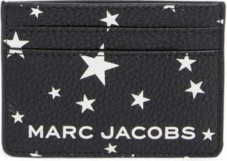Marc Jacobs Star Print Card Case in Black Multi at Nordstrom Rack