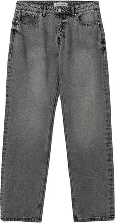 Sofie Schnoor Grijze Straight-Leg Jeans Melika Model - Dames - Loose Fit Jeans - Grijs - M - Katoen - Jeans