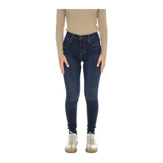 Levi's Dames, Jeans, Blauw, Maat: W28 L30 Katoen