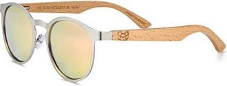 Earth Wood Positano Polarized Sunglasses in Zebra/brown at Nordstrom