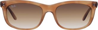 Ray-Ban Ray Ban Balorette Brown Gradient Rectangular Unisex Sunglasses RB2389 140351 57