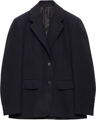 Prada Blazer con bottoni - Blu