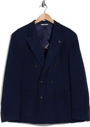 Jack Victor Hall Tailored Fit Wool Sportcoat in Navy at Nordstrom Rack, Size 44 Regular