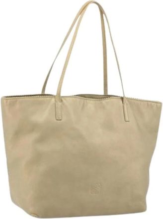 Loewe Pre-owned Tote Bags, female, Beige, Size: ONE SIZE Pre-owned Tote Bag