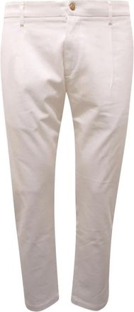 Officina36 Chinos - Heren - Chinos - Wit - XL - Katoen - Broeken