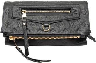 Louis Vuitton Pre-owned Petillante - Dames - Vintage Clutch - Blauw - ONE Size - Leer - Vintage