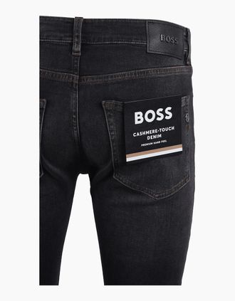 HUGO BOSS Mens BOSS H DELAWARE JEANS BLACK - Size: 36/32