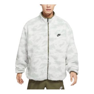Nike Club Fleece 2-way jacket Olive Camouflage DQ4885-222