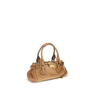 Chlo&eacute; Womens Brown Buffalo Leather Shoulder Bag