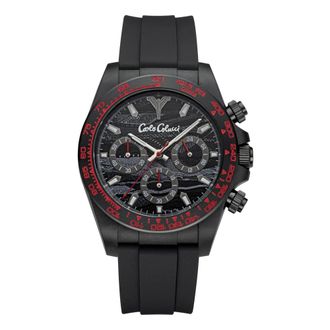 Carlo Colucci Chronograaf Cc-700-3 - Heren - Accessoires - Zwart - Maat: ONE Size