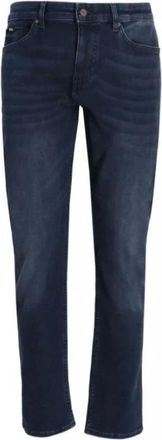 HUGO BOSS Heren, Jeans, Blauw, Maat: W33 Katoen