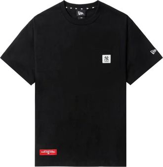 New Era T-shirt in cotone con tasche - Nero