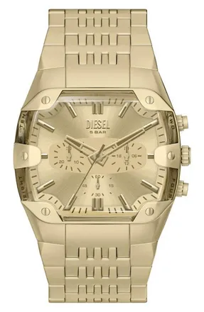 Diesel Spiked Cushion Bracelet Watch in Gold at Nordstrom
