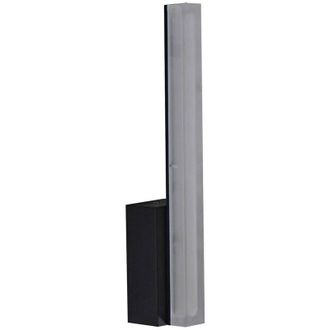 Lucande L&aacute;mpara De Pared lisana En Negro Metal - Lucande