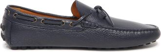 Doucal's Italiaanse Loafer Mocassino - Heren - Bootschoenen - Blauw - 42 EU - Leer - Schoenen