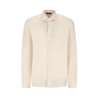 Herno Stijlvolle Shirt voor Mannen en Vrouwen - Heren - Casual Overhemden - Beige - XL - Overhemden