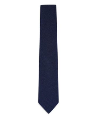 Paolo Albizzati wool pointed tie - men - Wool - One Size - Blue