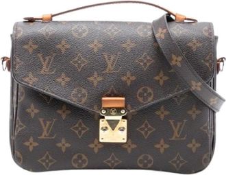 Louis Vuitton Pre-owned Cross Body Bags, female, Brown, Size: ONE SIZE Pre-owned Pochette Metis