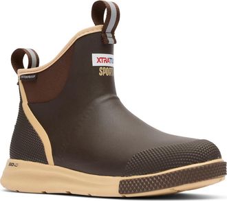 Xtratuf Waterproof Ankle Deck Sport Boot in Brown at Nordstrom, Size 11