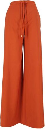 Max Mara Pantalones anchos Crisma - Trousers - Mujer - Marr&oacute;n - 2XS