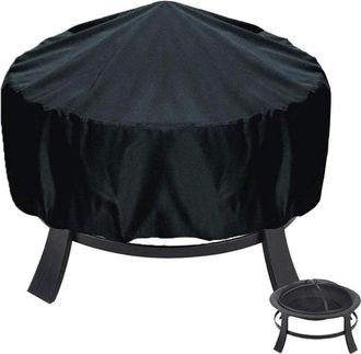 OEM Telo Protettivo Per Braciere Rotondo, Telo Impermeabile Per Braciere Da Giardino, Patio, Esterno, 80 X 65 Cm