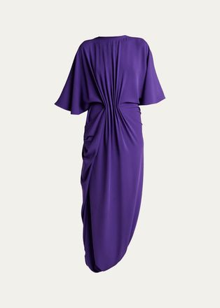 Balenciaga Long Draped Dress