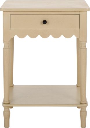 Safavieh Mesa auxiliar de madera beige
