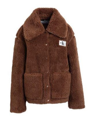 Calvin Klein ROPA DE ABRIGO - Borreguito y pelo ecol&oacute;gico en YOOX.COM